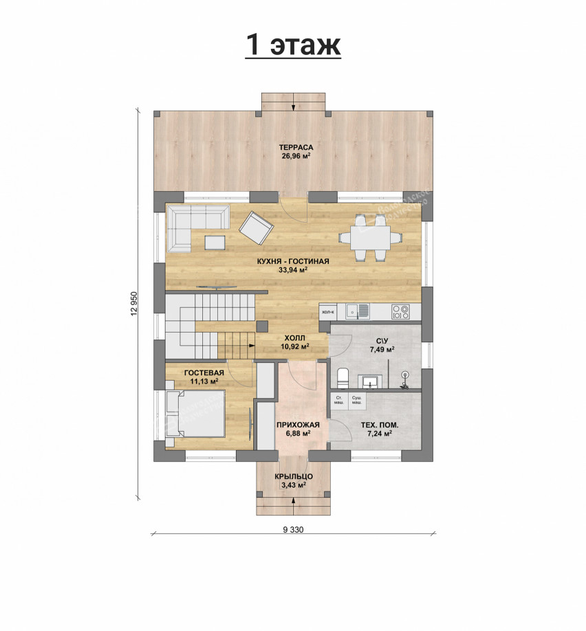 Дом из камня VZ-777
